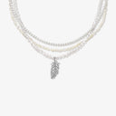 Moonlight Feather Necklace