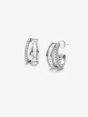 Tiered Ice Crystal Earrings