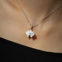 贝母蝴蝶兰锁骨链