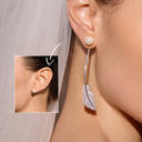 Moonlight Feather Earrings