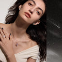 Starlight Round Pendant Necklace