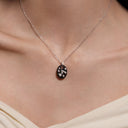 Starlight Round Pendant Necklace