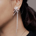 Snowflake Tassel Earring