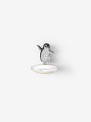 Skiing Penguin Brooch
