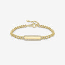 Engravable Lucky Medal Bracelet