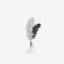 Feather Duo Brooch
