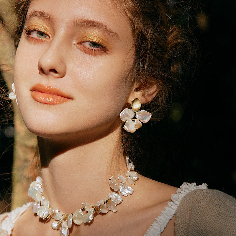 Blossom Pearl Earrings