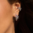 Belt Chain Layered Earrings