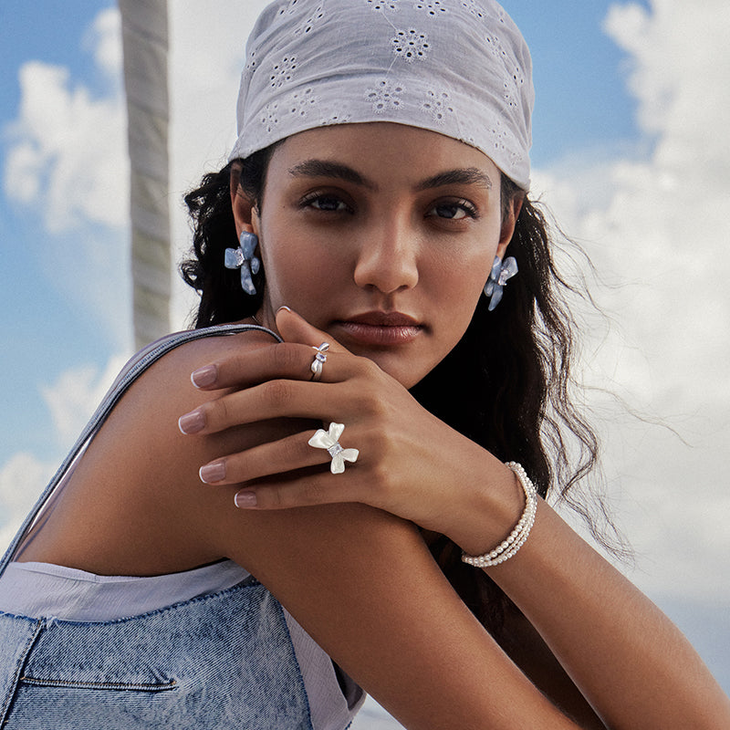 Crystal Bowknot Ring