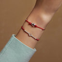 Horseshoe Clasp Red String Bracelet