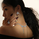 Crystal Orchid Earrings