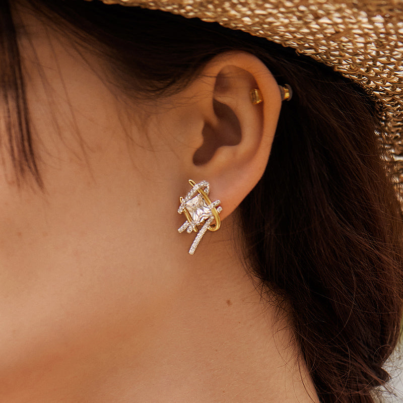 Resort Crystal Studs