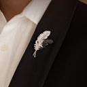 Feather Duo Brooch