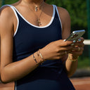 Engravable Lucky Medal Bracelet