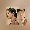 Brown Iris Blossom Earrings