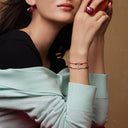 Horseshoe Clasp Red String Bracelet