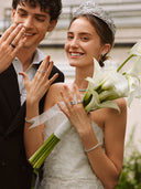 Ice Crystal Stacking Rings