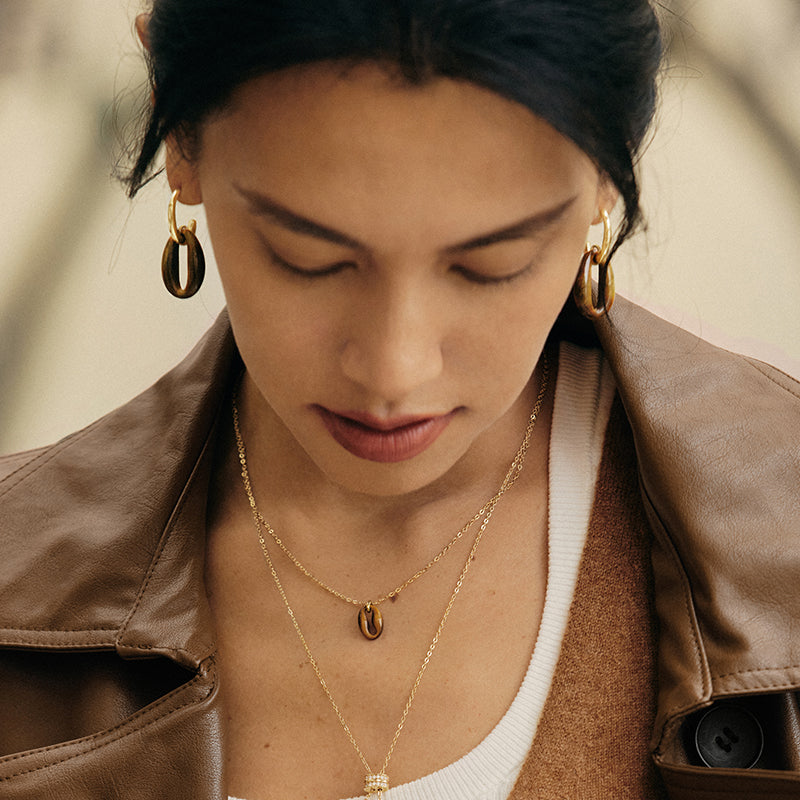 Caramel Latte Earrings