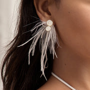 Vendela Feather Earrings