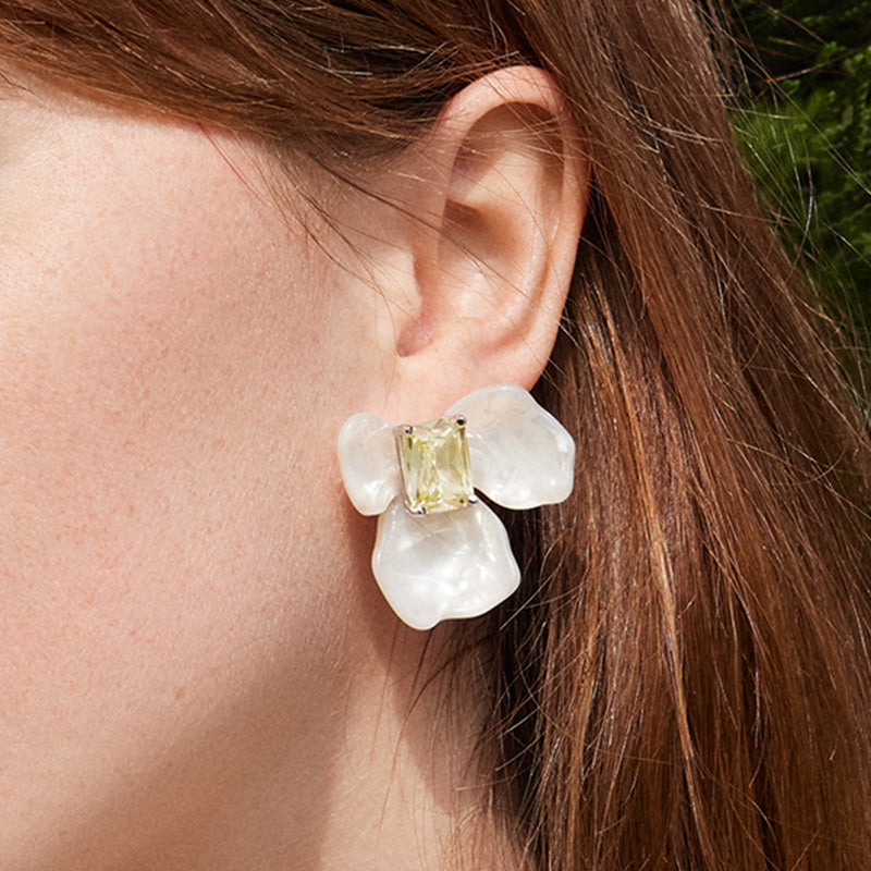 Iris Blossom Earrings