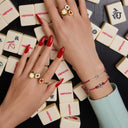 Horseshoe Clasp Red String Bracelet