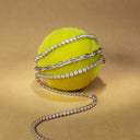 Shiny Bezel-Set Tennis Necklace