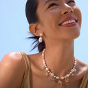Quartz Pearl Earrings