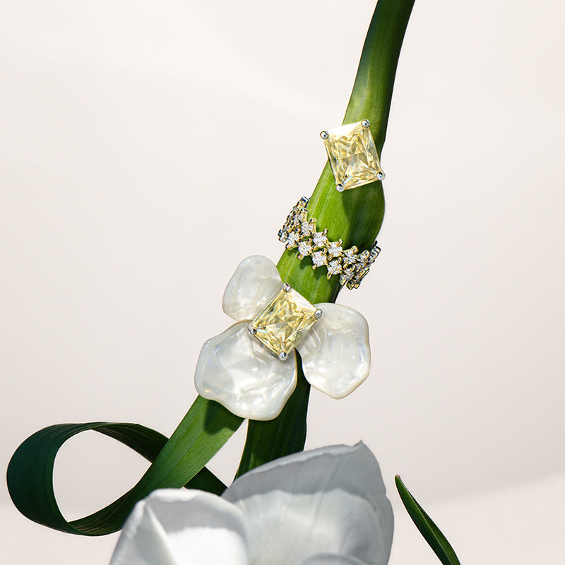 Iris Blossom Earrings/Clips – HEFANG