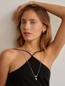 Crystal Drop Long Necklace