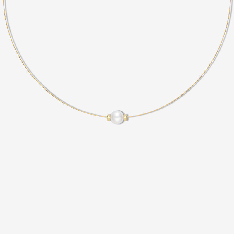 Floating Pearl Necklace