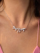 Shiny Bowknot Necklace