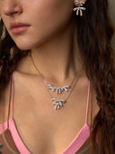 Shiny Bowknot Necklace