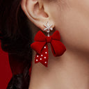 Xmas Velvet Earrings