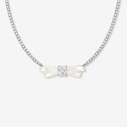 Crystal Bowknot Necklace