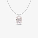 Starlight Round Pendant Necklace