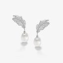 Crystal Feather Earrings