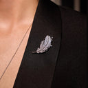 Feather Brooch