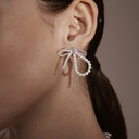 Sparkle Ribbon Earrings