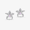 Crystal Orchid Earrings