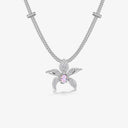 Crystal Orchid Necklace