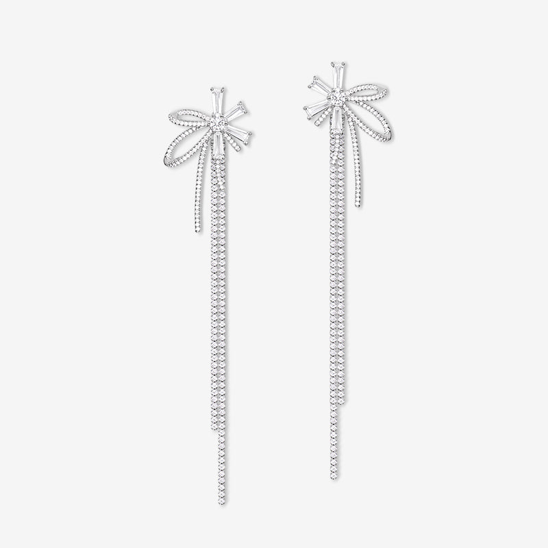 Snowflake Tassel Earring