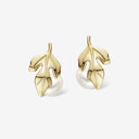 Golden Leaf Studs