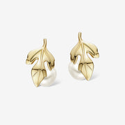 Golden Leaf Studs